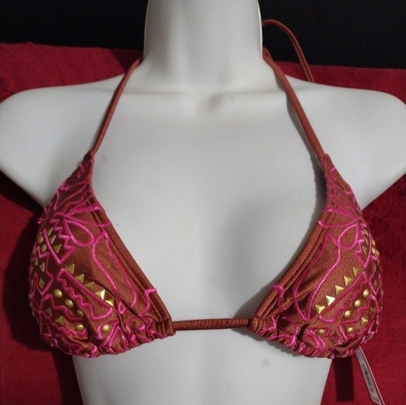 Xhilaration Other - XHILARATION Bronze Pink Bikini Top